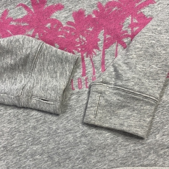 Juicy Couture Golden State Gray Cropped Sweatshirt Size Large - Picture 8 of 8